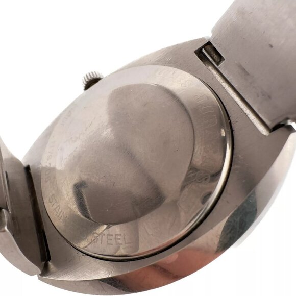 Vintage Jules Jurgensen Spaceleader Men\'s Automatic Wristwatch Steel w Band main image 5